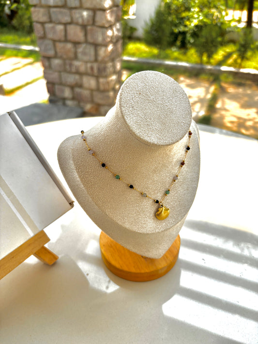 Golden Seashell Necklace