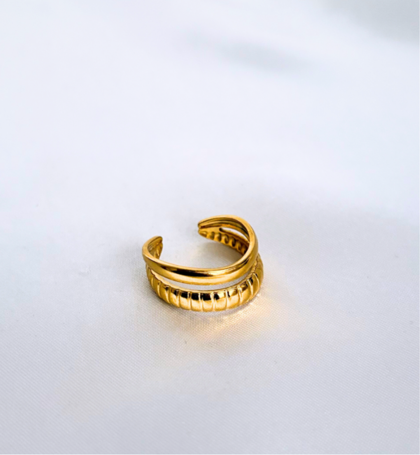 Brightening chunky ring