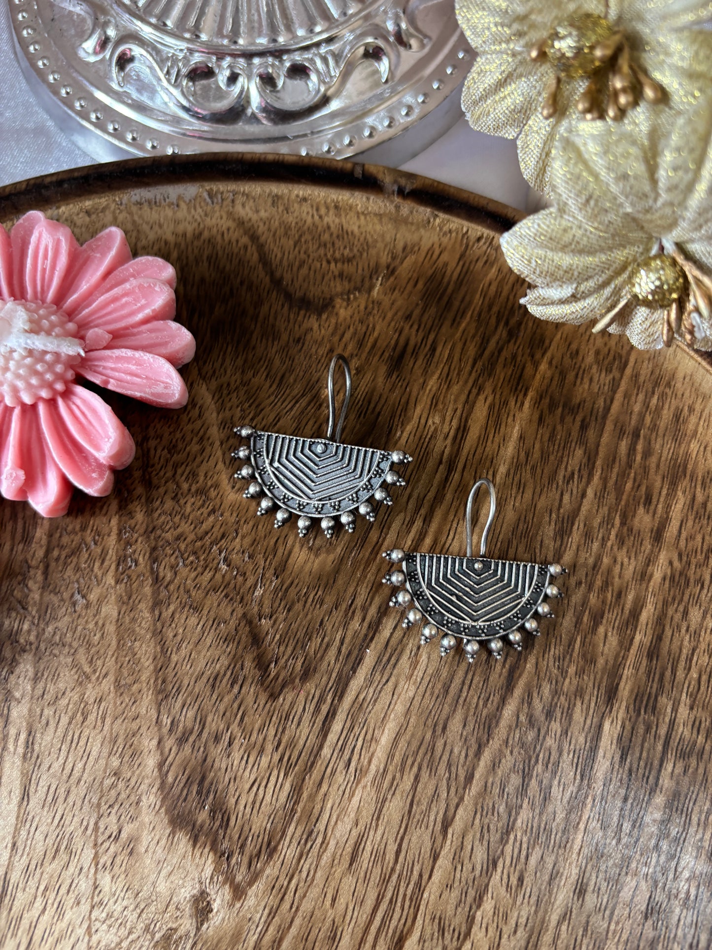 Rustic Radiance Silver Drops