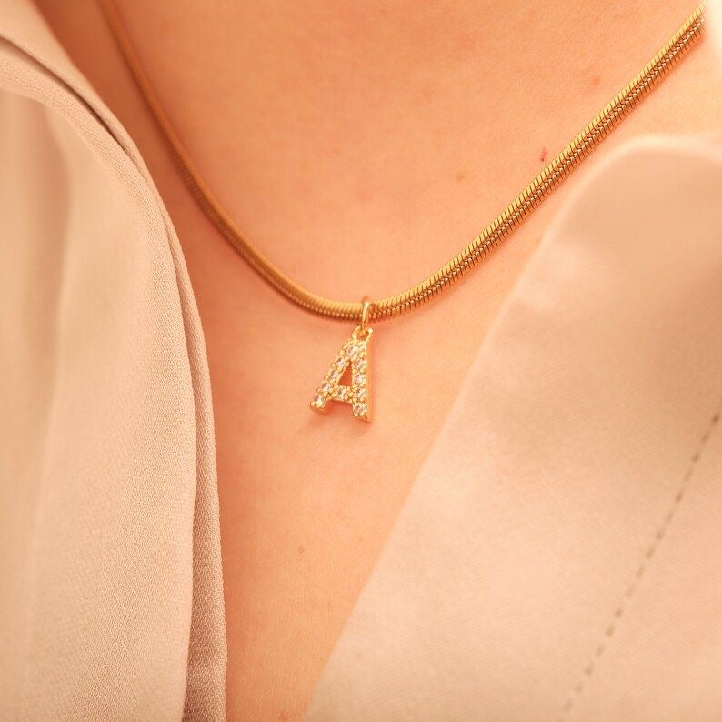 Initial Glow Necklace