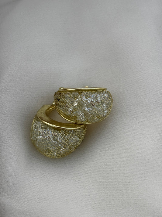 Radiant Crossline Hoops