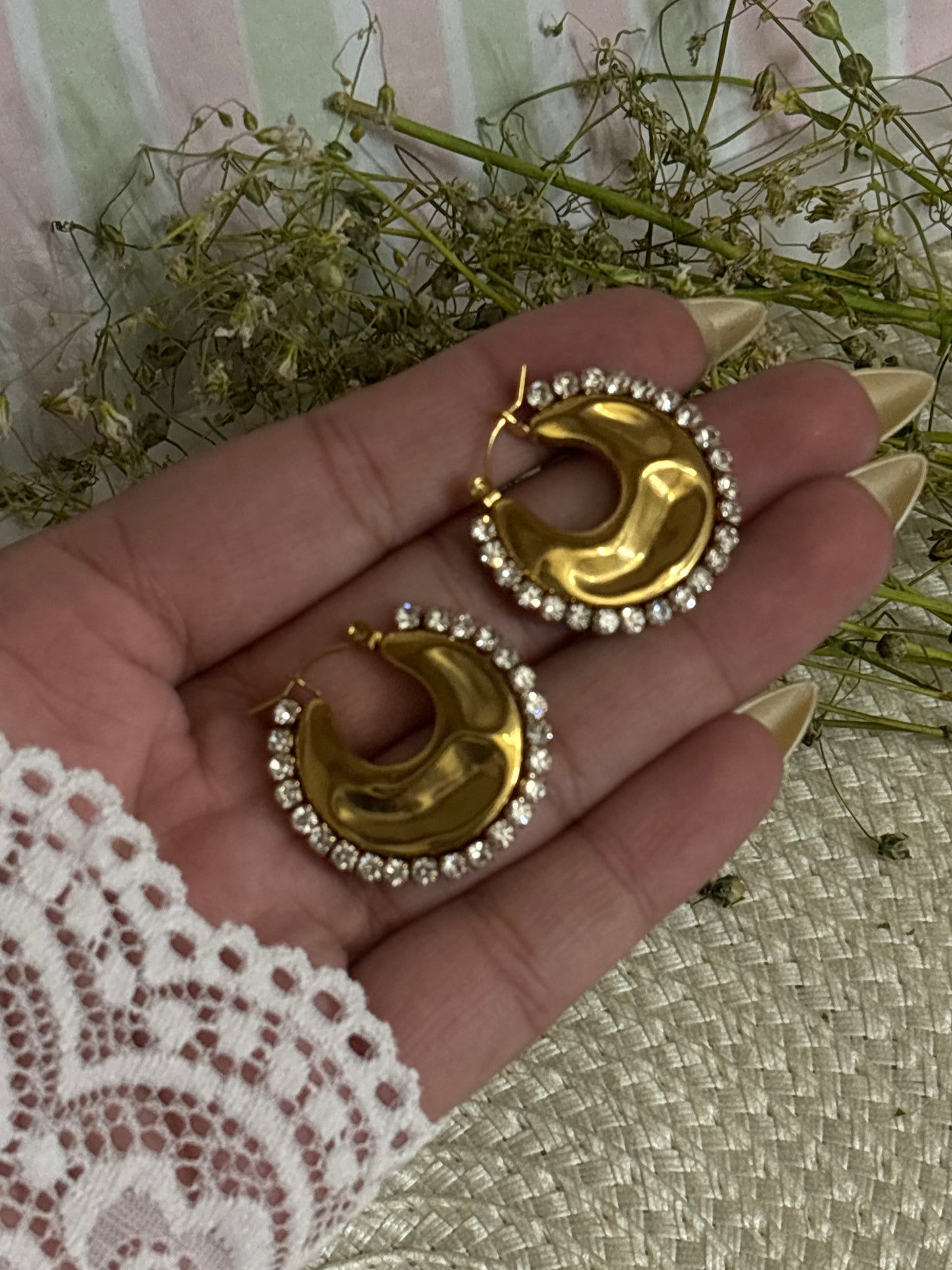 Celestial Glow Hoops