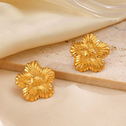 Floral studs