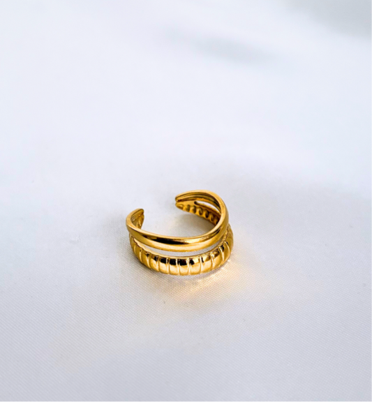 Brightening chunky ring