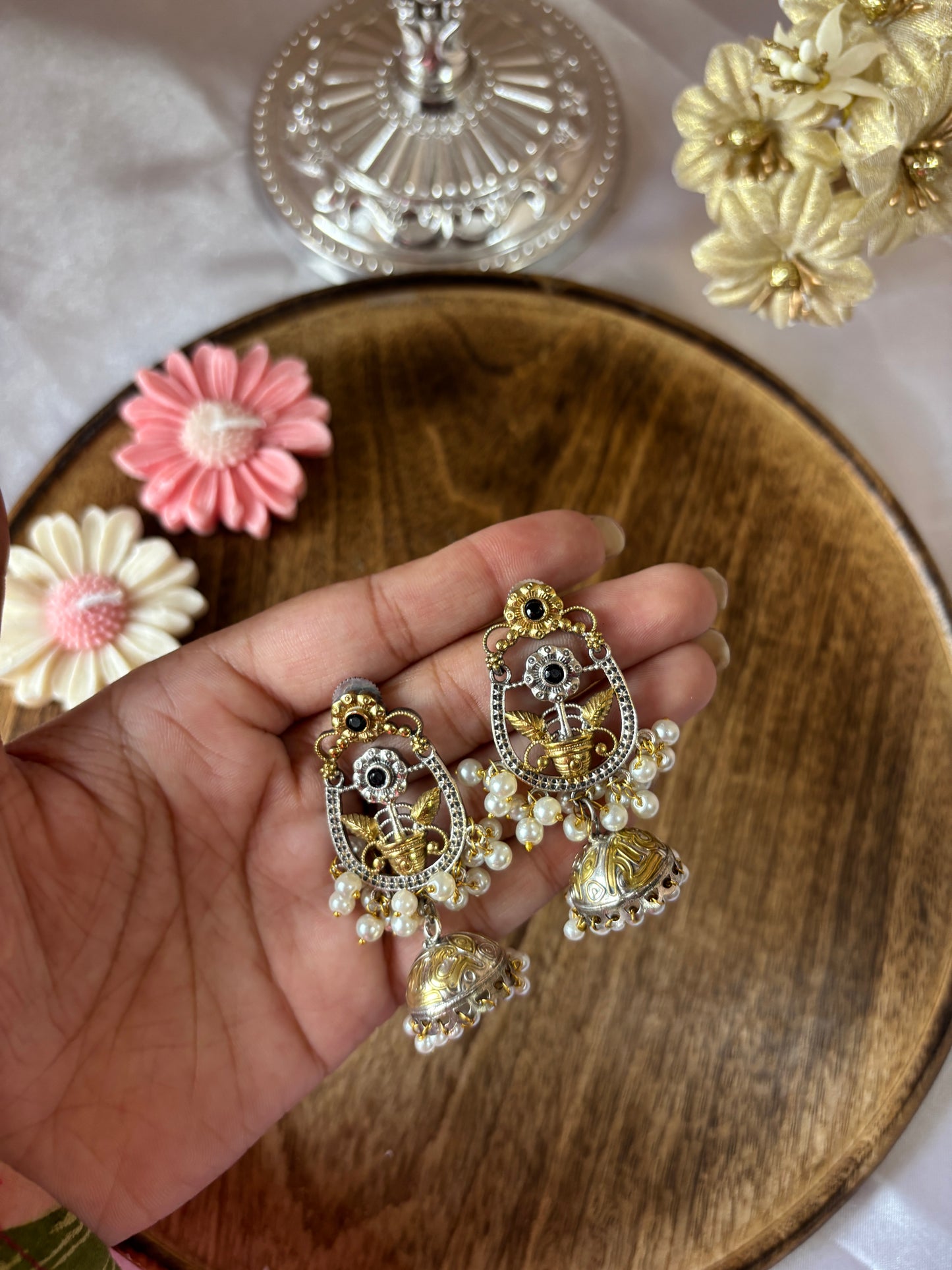 Pearluxe Gold Earrings