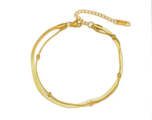 Twist chain bracelet