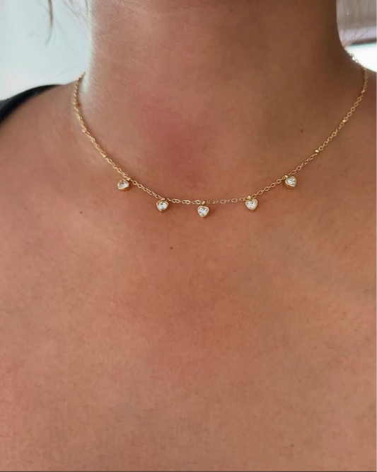 Dot heart chain