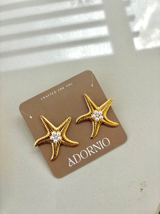 Starfish Statement Earrings