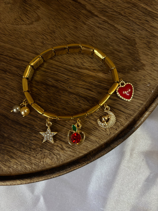 Celestial charm bracelet