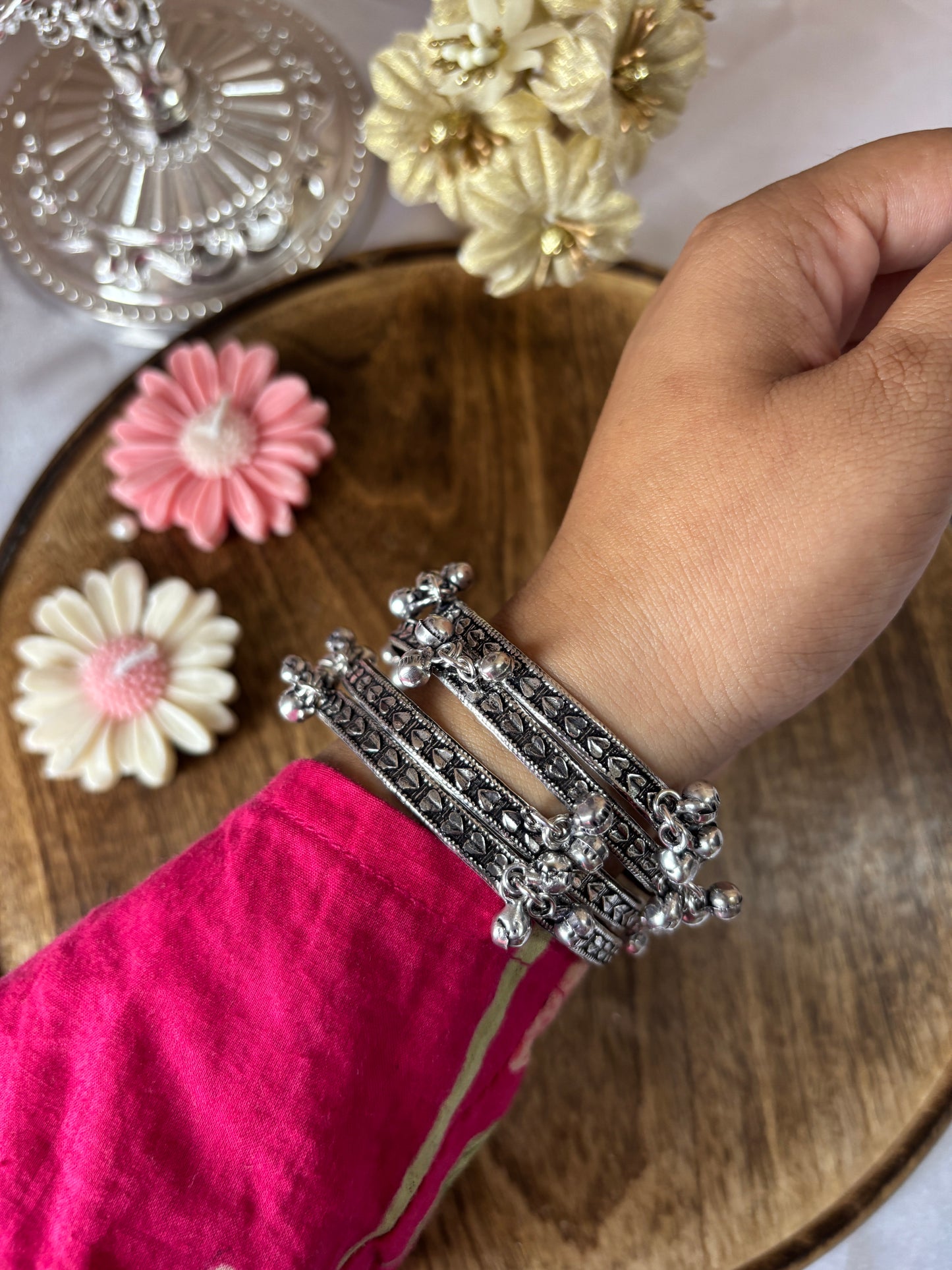 Oxidised ghungroo chudiyaan