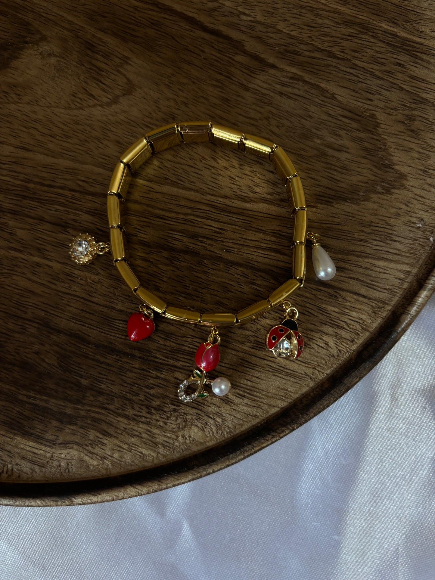 Blossom charm bracelet