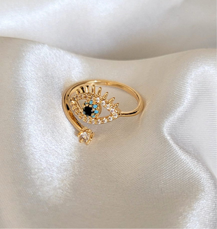 Evil eye ring