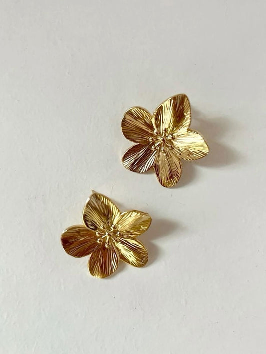 Floral studs