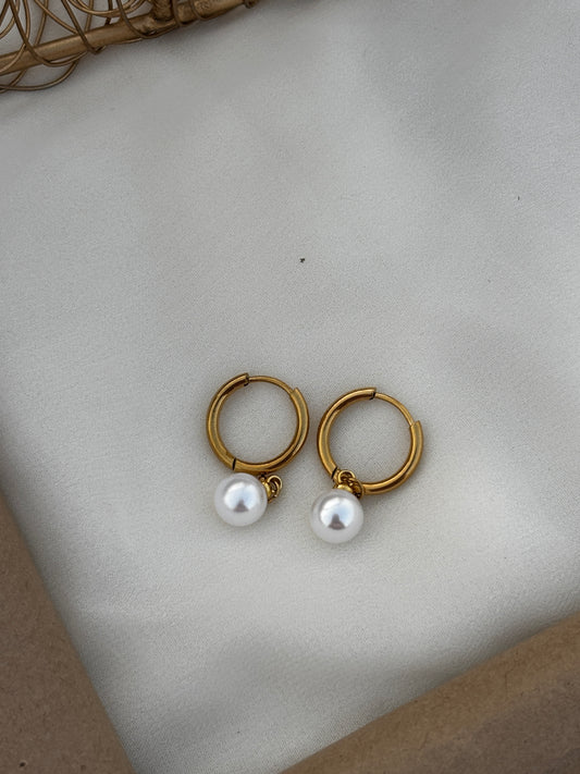 Pearl Hoops