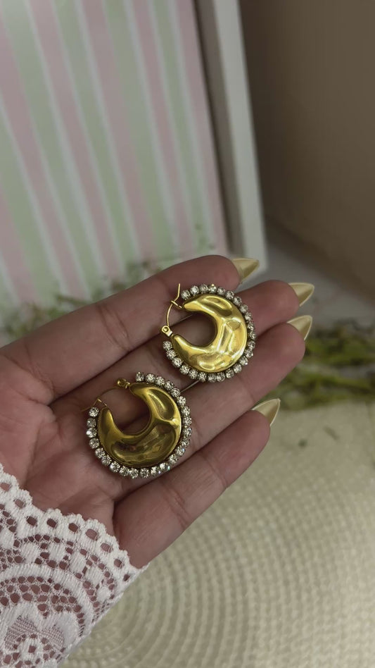 Celestial Glow Hoops